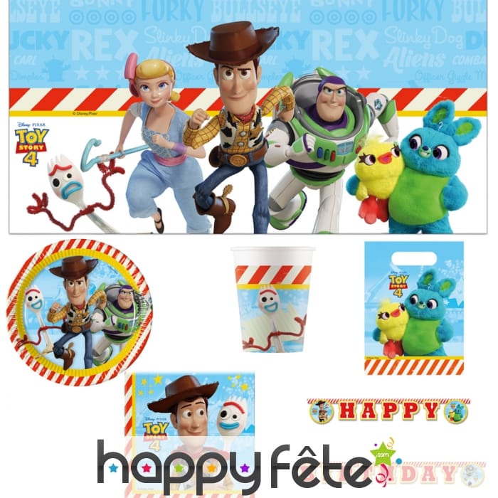 Déco Toy Story pour table d'anniversaire