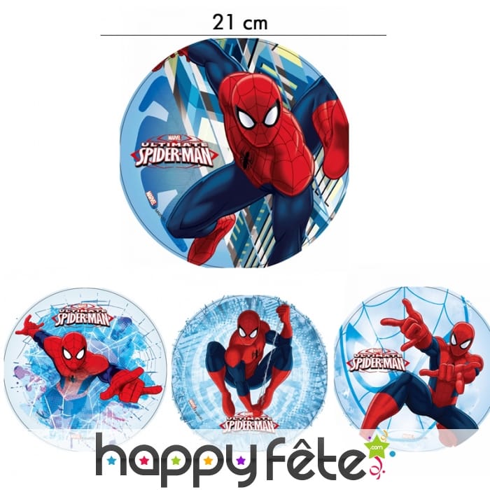 Disque Ultimate Spiderman de 21cm en azyme