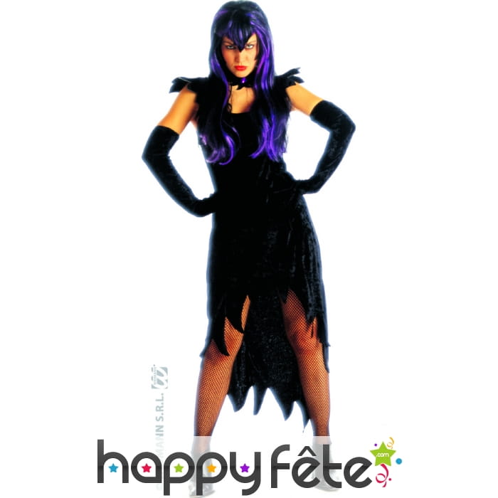 Déguisement vampirella en velours