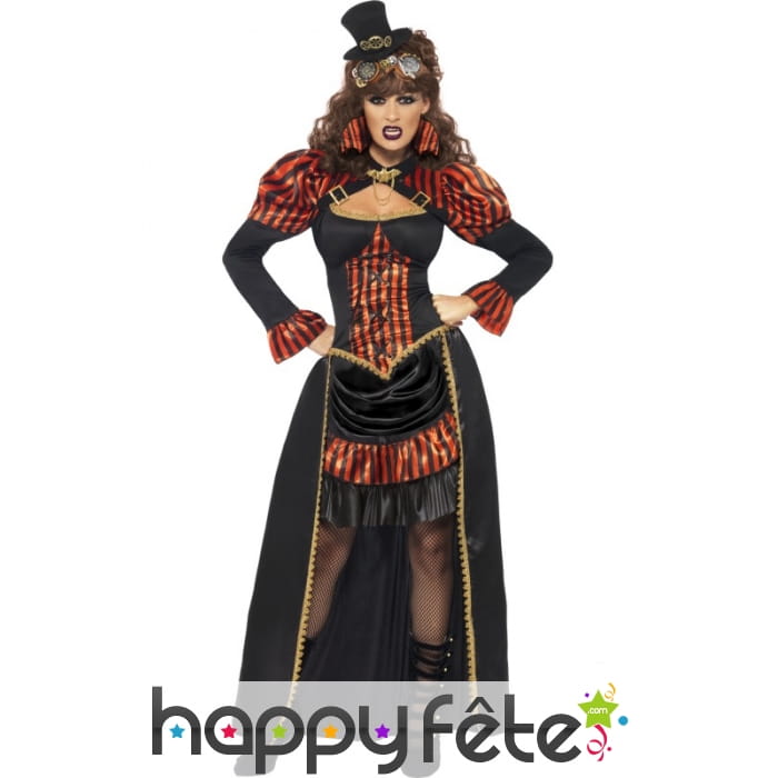 Déguisement vampire punk epoque victorienne