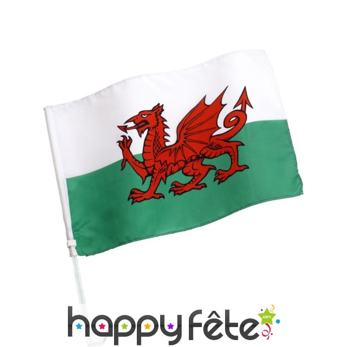 Drapeau voiture pays de galles