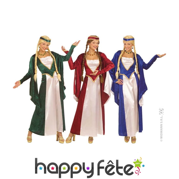 Déguisement velours style renaissance