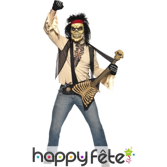 Déguisement zombie rockeur