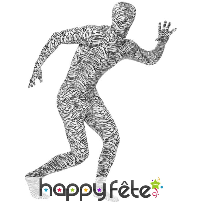 Déguisement zèbre seconde peau