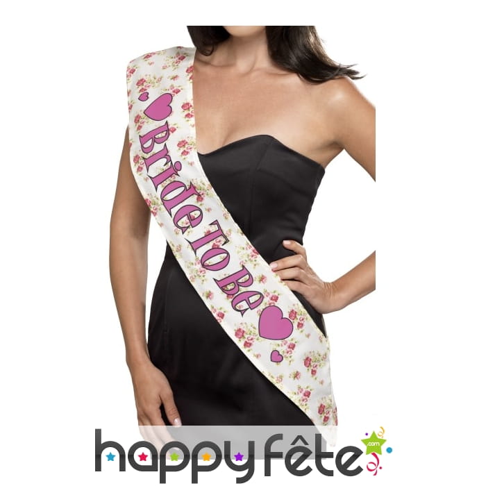 Echarpe bride to be vintage