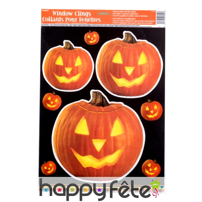 Electrostatique citrouille décoratif