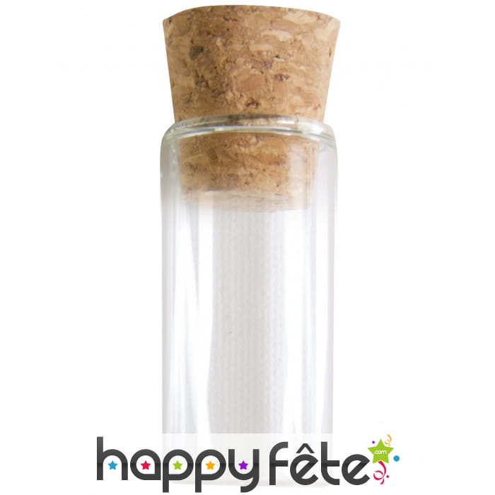 Eprouvette de 5 cm en verre