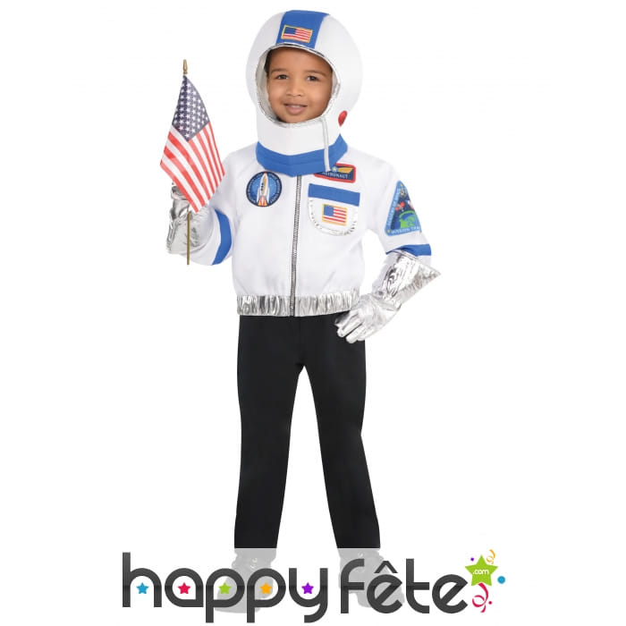 Ensemble d'astronaute USA pour enfant