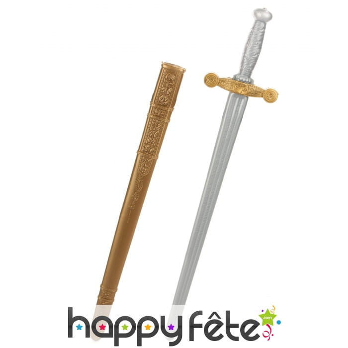 Epée de chevalier en plastique, 80cm