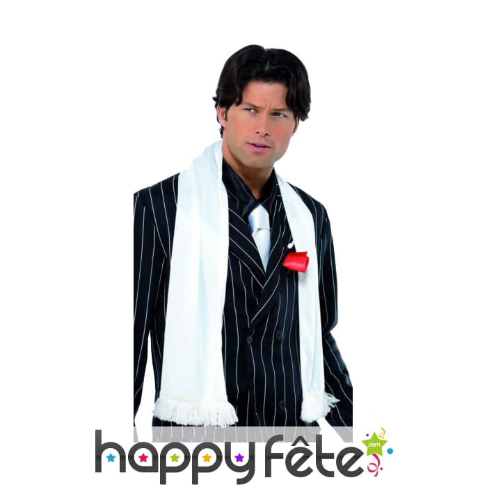 écharpe de dandy blanc