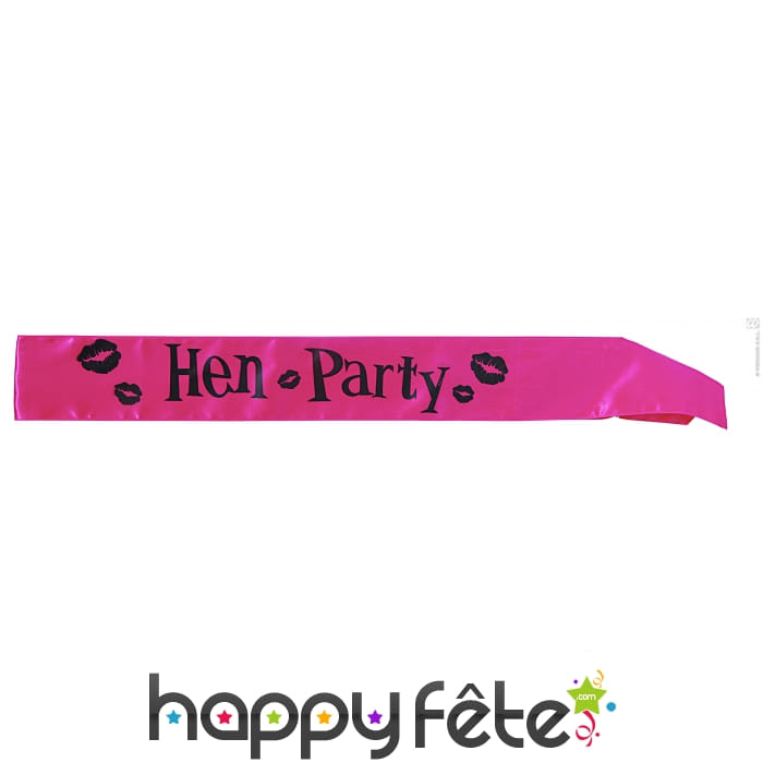 Echarpe de miss "hen party"
