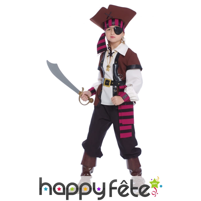 Ensemble de pirate pour garçon
