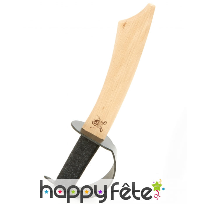 12 épées De Pirate En Bois à Décorer – Avec 12 Crayons De Couleur, 4 Modèles Différents – Pour Jeu, Déguisement, Chasse Au Trésor