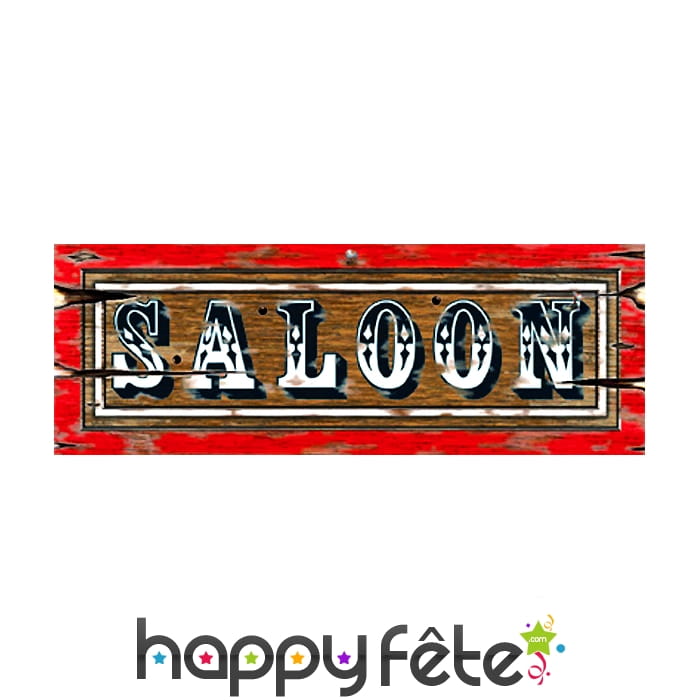 Enseigne de saloon