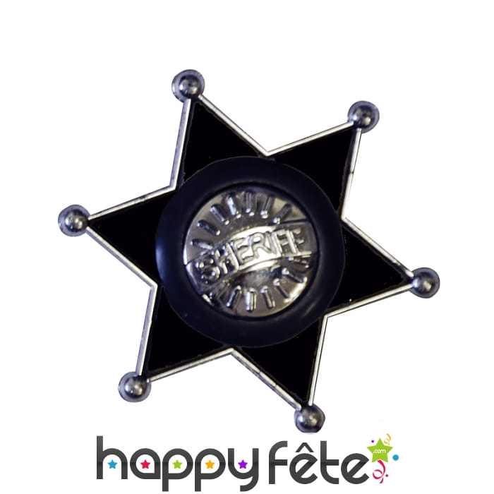 Etoile de sherif en pvc