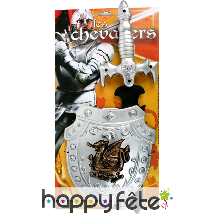 Epée et bouclier de chevalier
