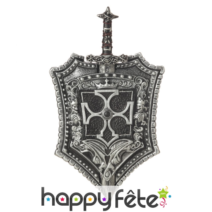 Epée et bouclier de croisé