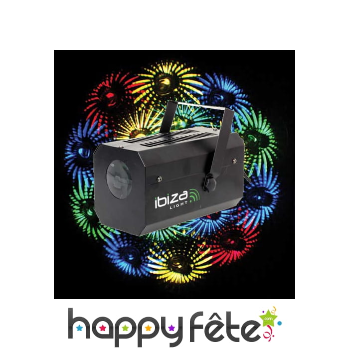 Effet gobo color moon