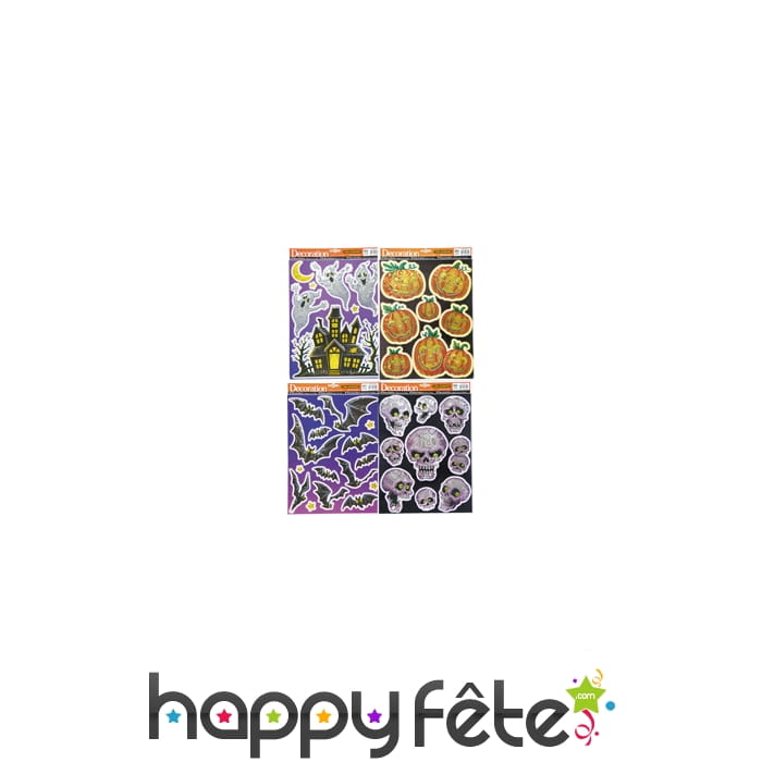 Electrostatiques halloween fluorescents