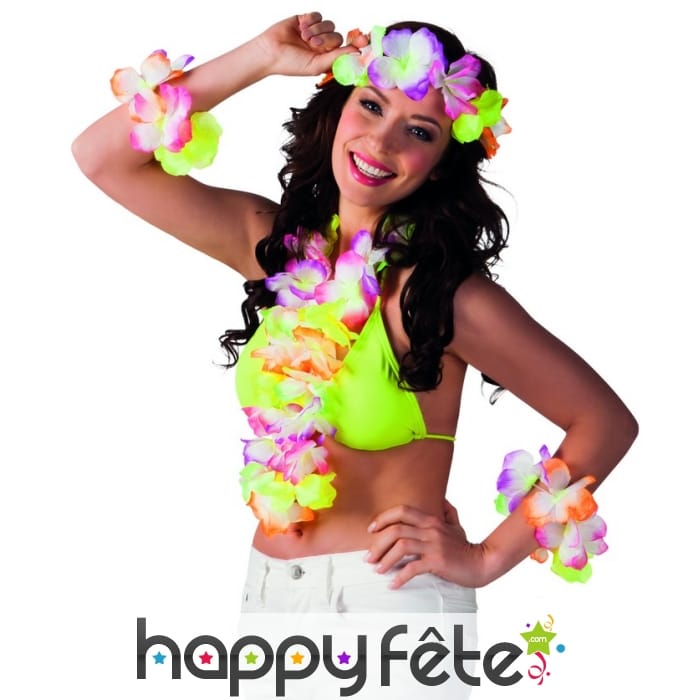 Ensemble Hawaïen multicolore