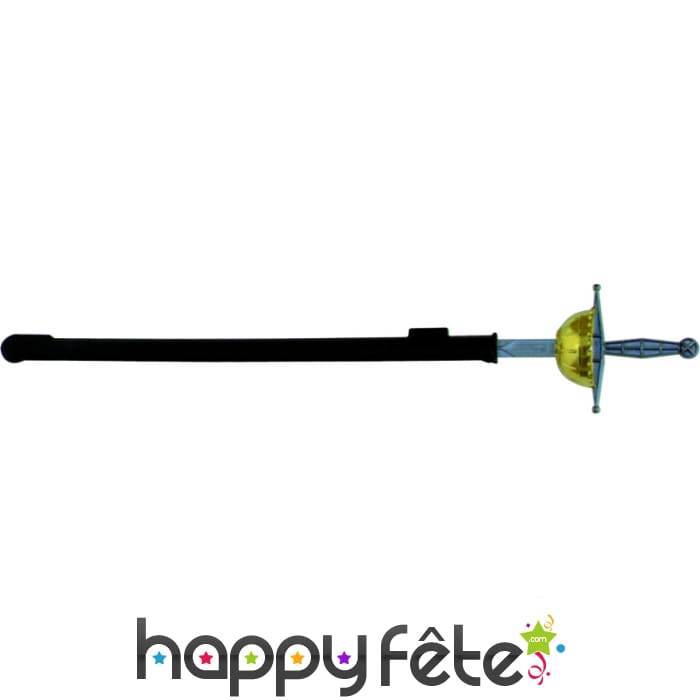 Epée mousquetaire avec fourreau