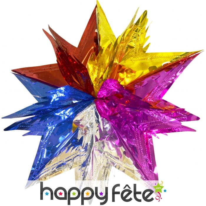 Etoile multicolore de 86 cm