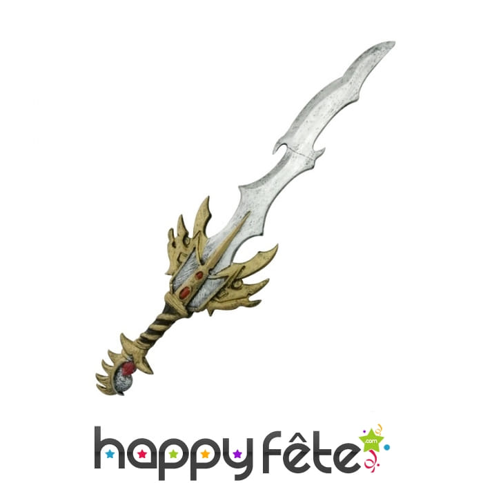 Epée médiévale flamme en latex