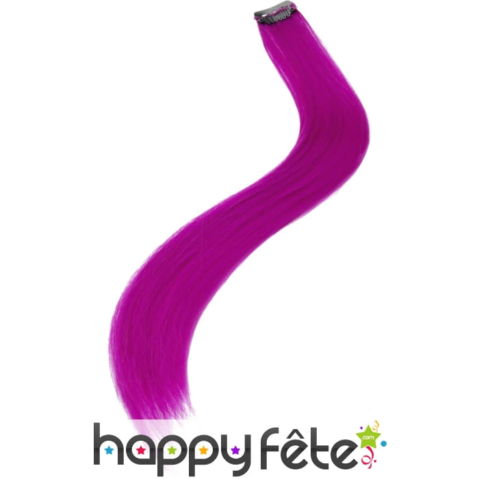 Extension pour cheveux violette