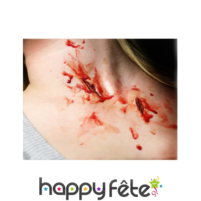 Egratignures par transfert à l'eau