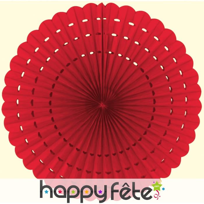 Éventail rouge (66 cm)