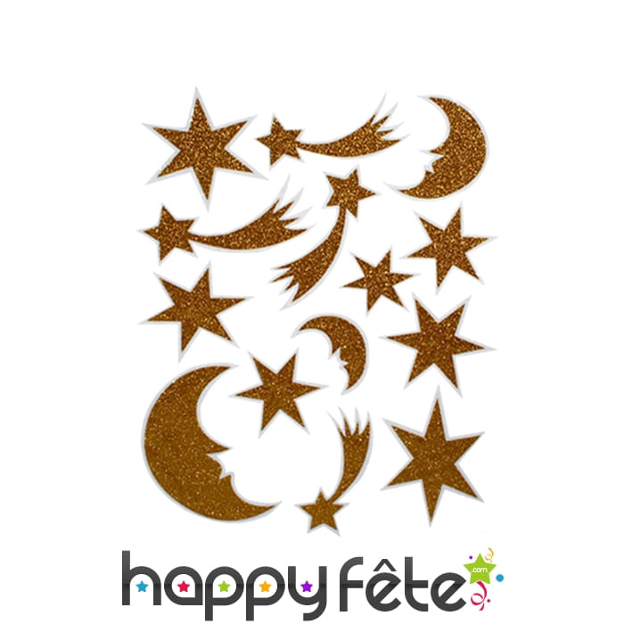 Etoiles vitrostatiques de Noël