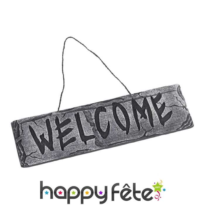 Ecriteau Welcome Halloween à accorcher