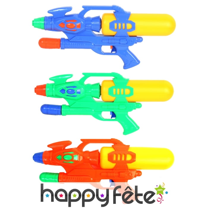 Fusil à eau avec pompe, simple réservoir