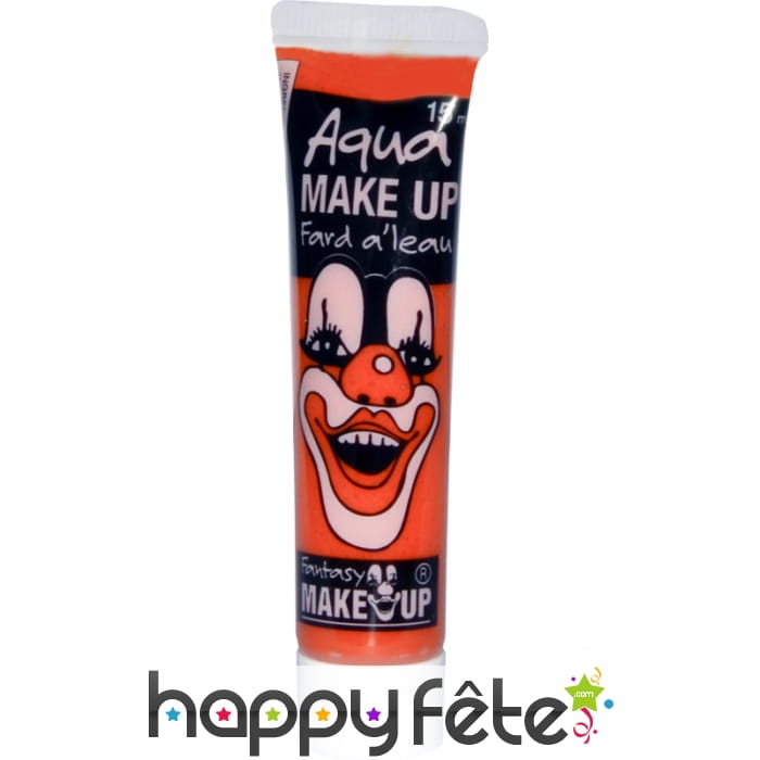 Fard à l'eau orange en tube 15 ml