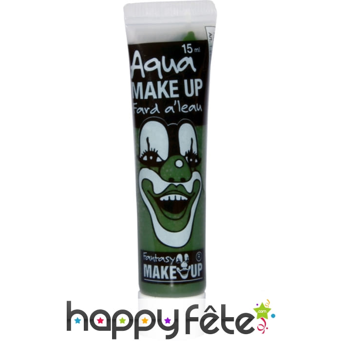 Fard à l'eau vert en tube 15 ml