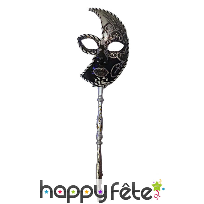 Face a main demi-lune paillettes