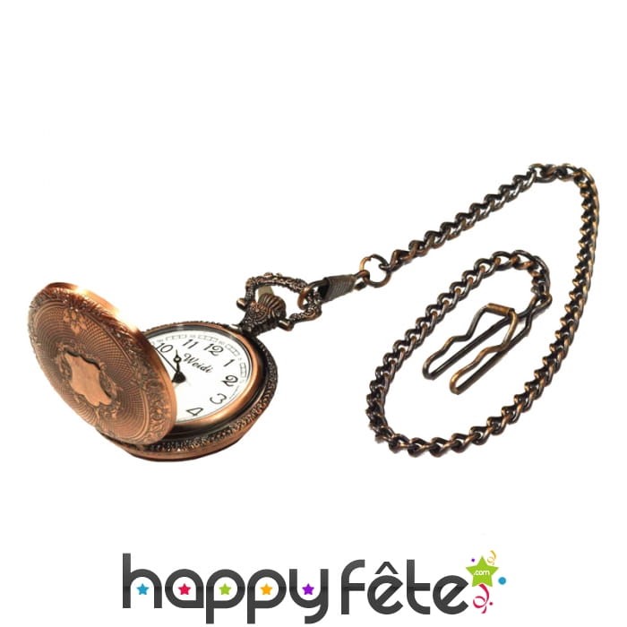 Fausse ancienne montre à gousset cuivre
