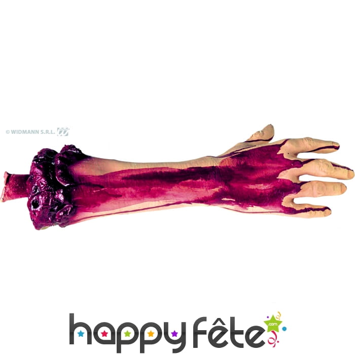 Faux bras coupé de taille reelle