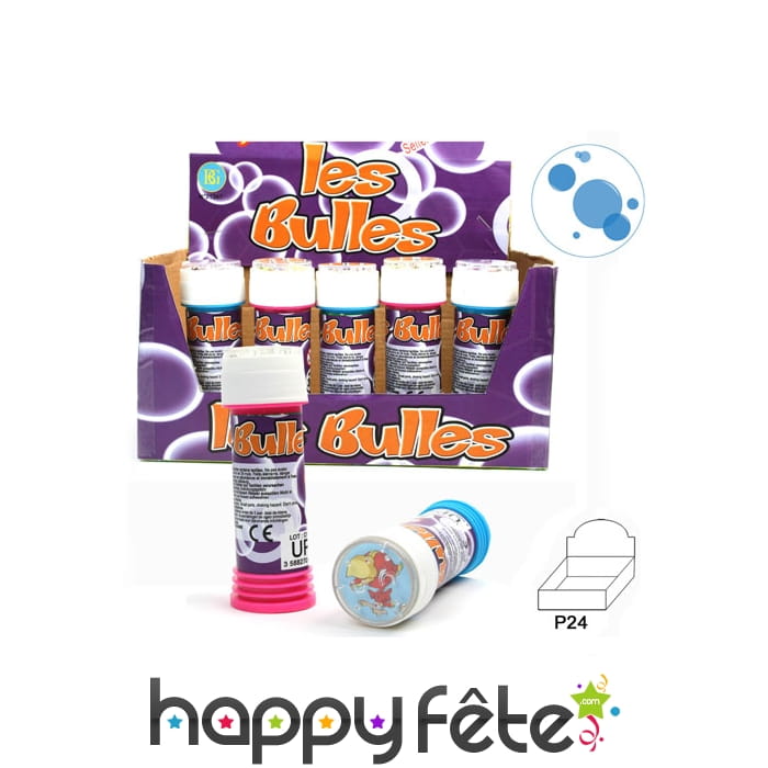 Flacon bulle de savon avec jeu de patience