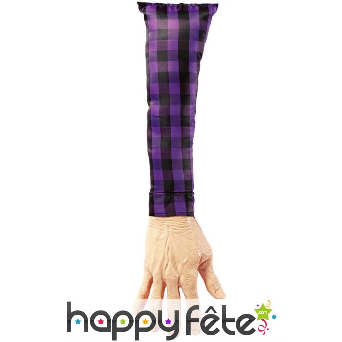 Faux bras en mousse et plastique