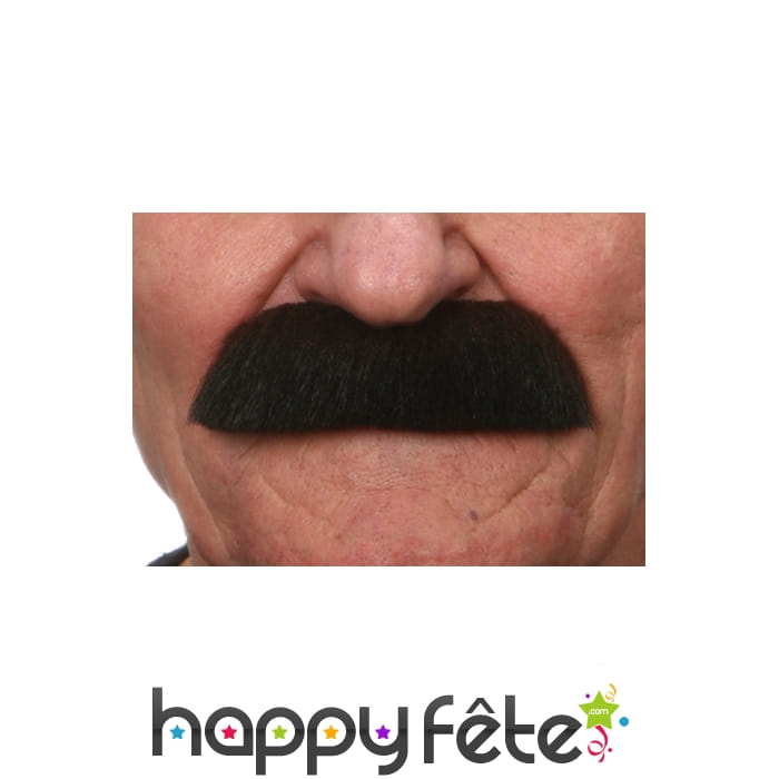 Fausse brosse moustache brune