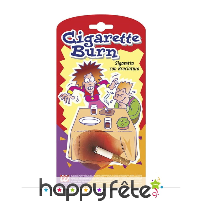 Fausse cigarette allumée, Farce et attrape