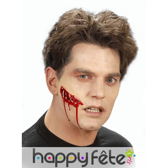 Fausse coupure avec colle