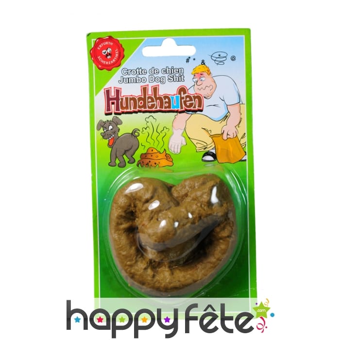 Fausse crotte de chien de 8cm