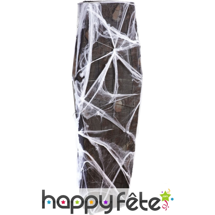 Faux cercueil décoré de toile, 160cm