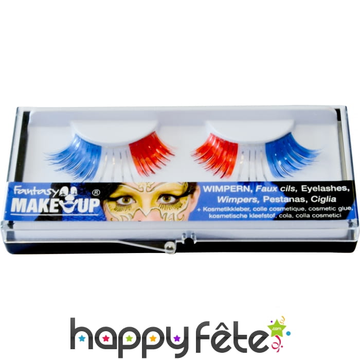 Faux cils drapeau français