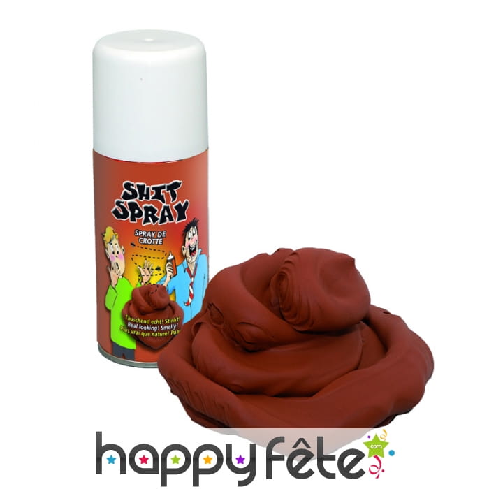 Fausse crotte en spray, malodorante