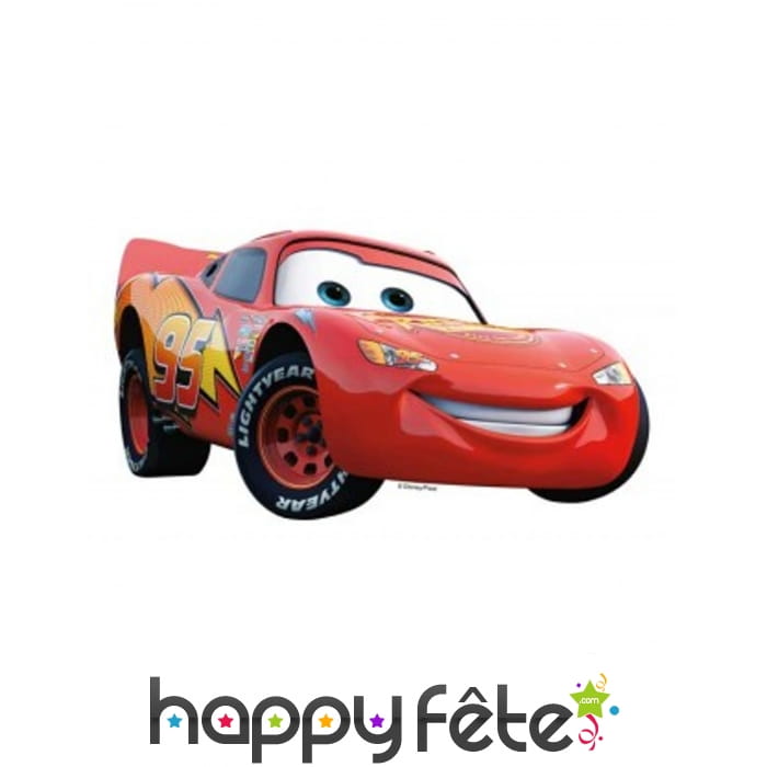 Feuille Cars en azyme de 27,1 x 15,3cm