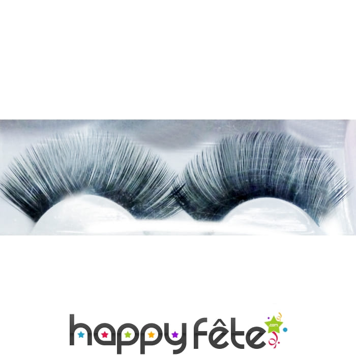 Faux cils jumbo noirs autocollants