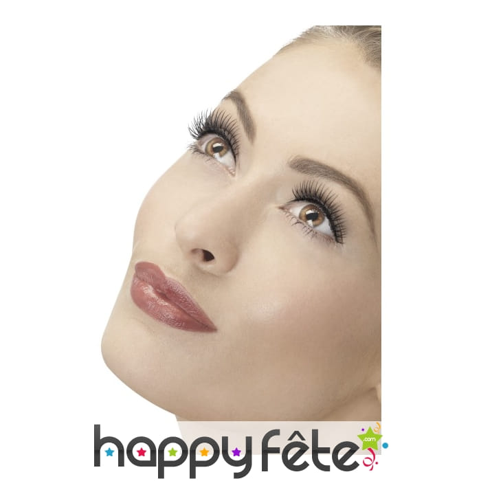 Faux cils naturels, effet allongé